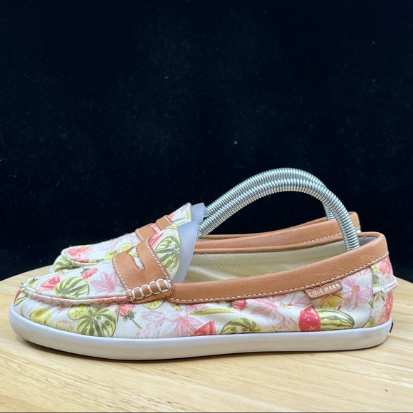 Cole Haan Womens Grand OS slip on Floral print size 8B - Picture 7 of 10